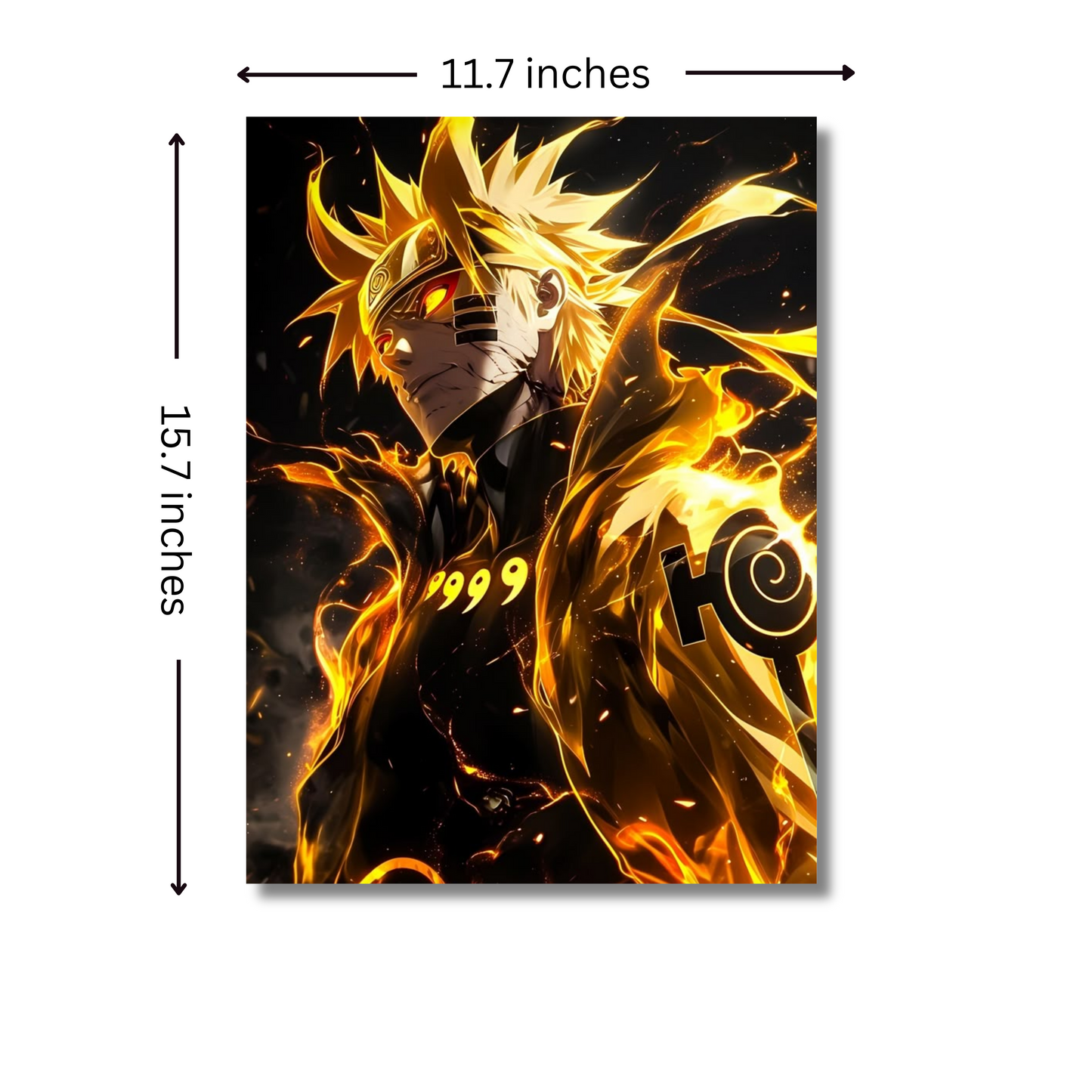 Naruto | Metal Poster (11.7X15.7 inches)